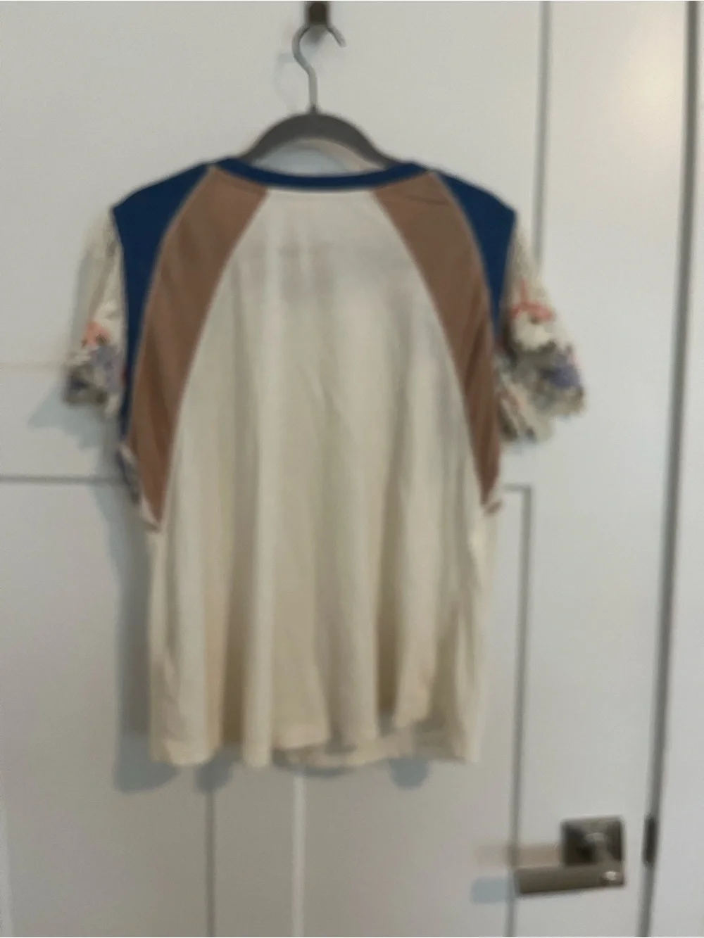 Free People Short-Sleeve Embroidered Crochet Top
